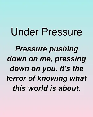 Under Pressure — ranked #10