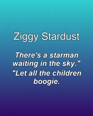 Ziggy Stardust — ranked #5