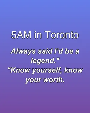 5AM in Toronto — ranked #23