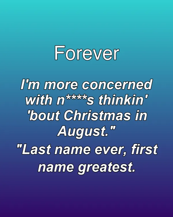 Forever - ranking option ranked #19