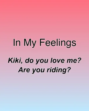 In My Feelings — ranked #2