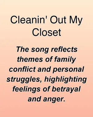 Cleanin' Out My Closet — ranked #10