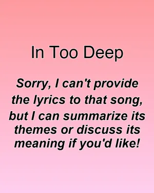 In Too Deep — ranked #32