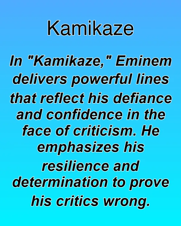 Kamikaze - ranking option ranked #24