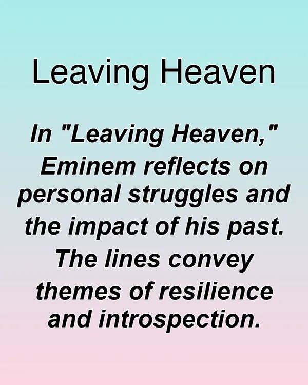 Leaving Heaven - ranking option ranked #27