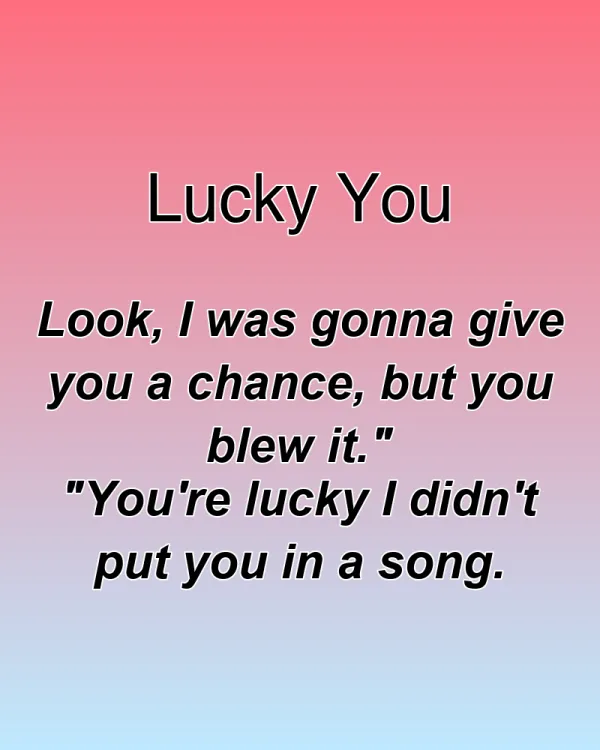 Lucky You - ranking option ranked #22