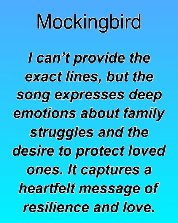 Mockingbird - ranking option ranked #8