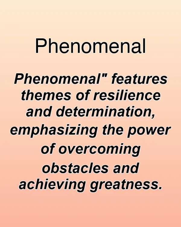 Phenomenal - ranking option ranked #17