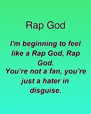 Rap God — ranked #7