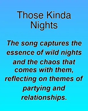 Those Kinda Nights — ranked #31