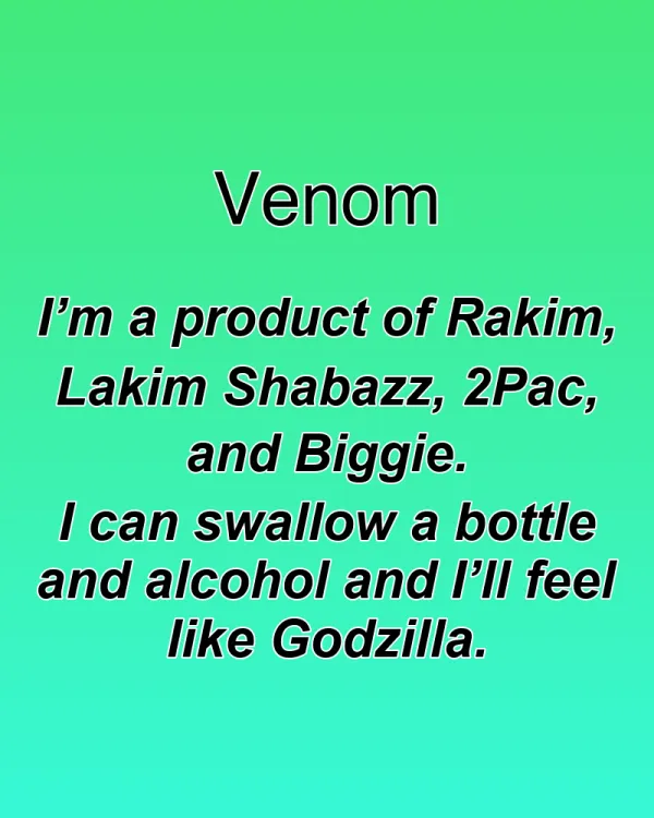 Venom - ranking option ranked #21