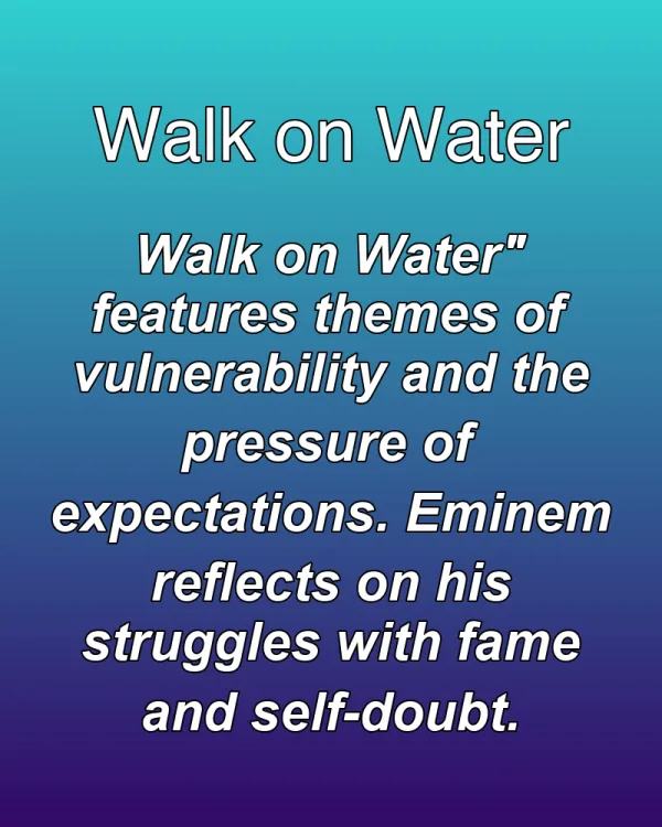 Walk on Water - ranking option ranked #19