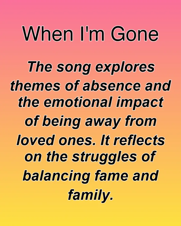 When I'm Gone - ranking option ranked #9