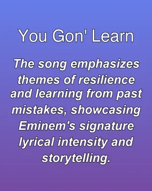You Gon' Learn — ranked #30