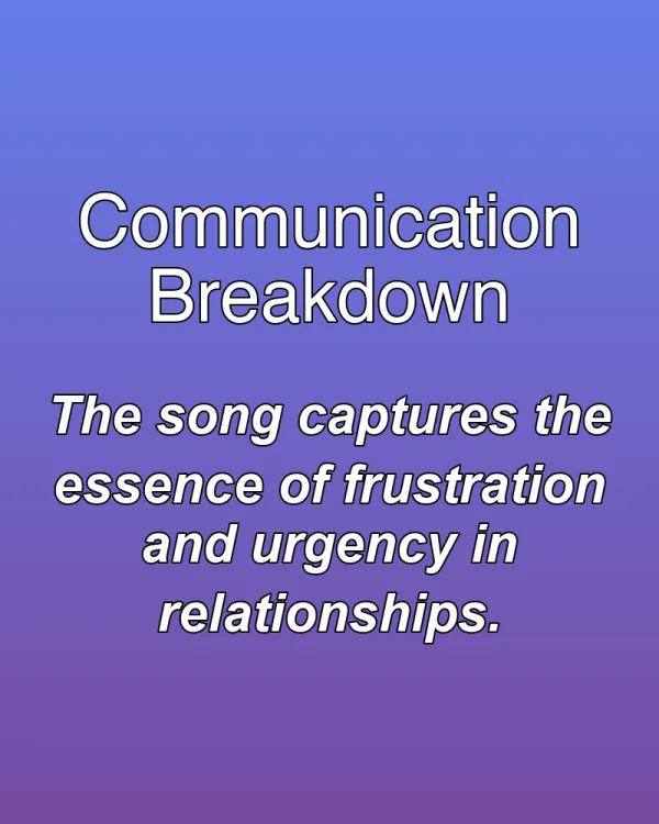 Communication Breakdown - ranking option ranked #10