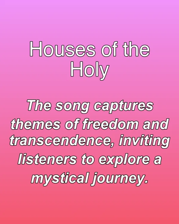 Houses of the Holy - ranking option ranked #23