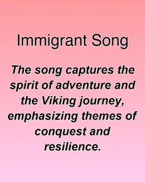 Immigrant Song — ranked #5