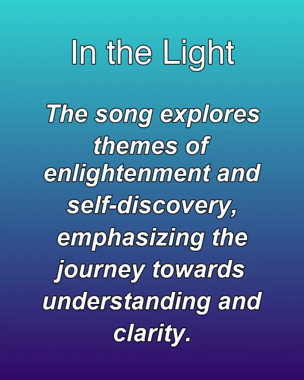 In the Light - ranking option ranked #20