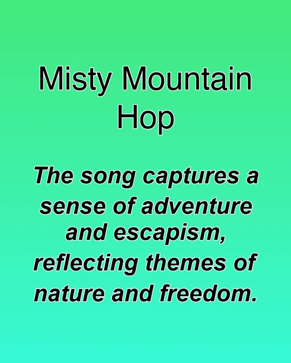 Misty Mountain Hop - ranking option ranked #31