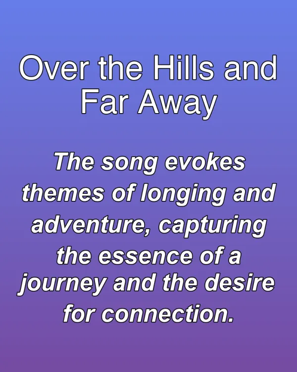 Over the Hills and Far Away - ranking option ranked #15
