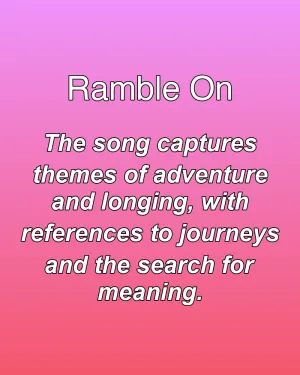 Ramble On — ranked #7