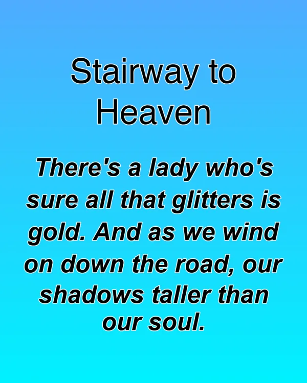 Stairway to Heaven - ranking option ranked #1