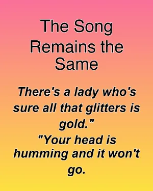 The Song Remains the Same — ranked #16