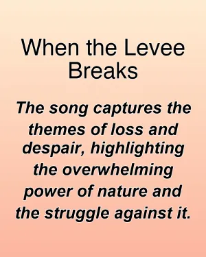 When the Levee Breaks — ranked #29