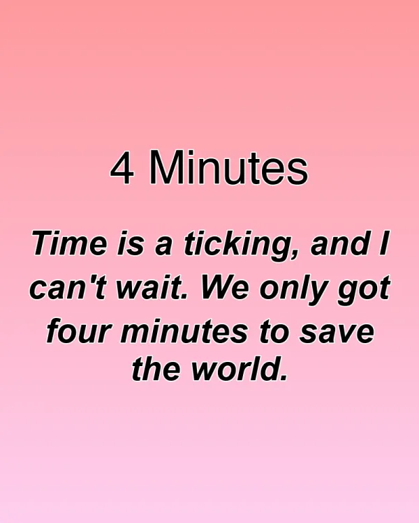 4 Minutes - ranking option ranked #16