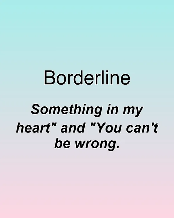 Borderline - ranking option ranked #21