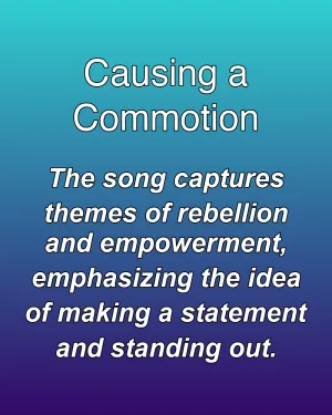 Causing a Commotion — ranked #27