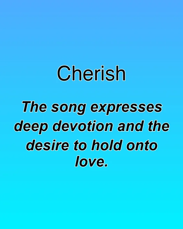 Cherish - ranking option ranked #28