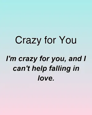 Crazy for You — ranked #23
