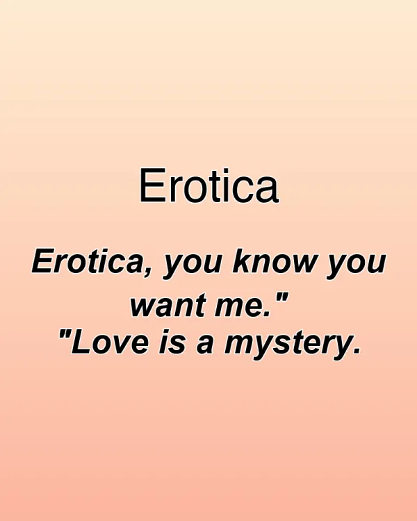 Erotica - ranking option ranked #30