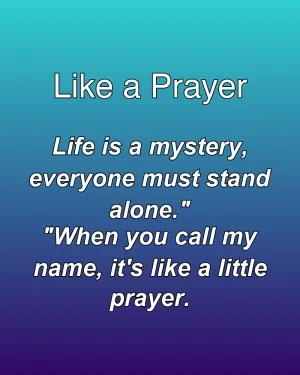 Like a Prayer — ranked #4