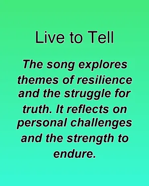Live to Tell — ranked #24