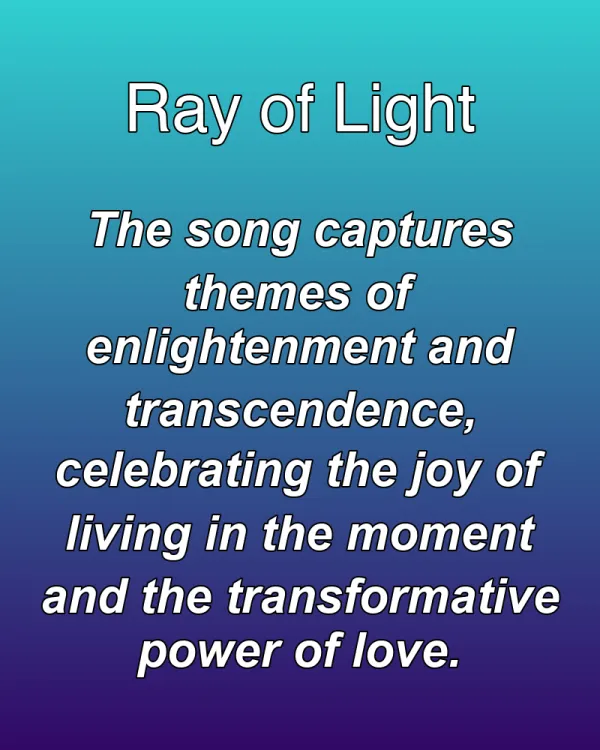 Ray of Light - ranking option ranked #10