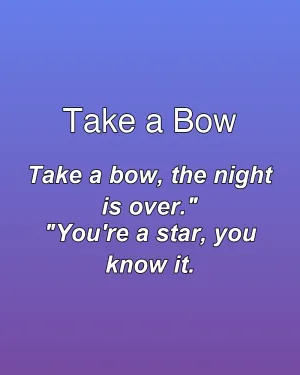 Take a Bow — ranked #31