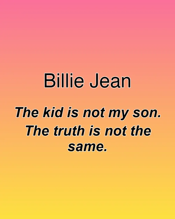 Billie Jean - ranking option ranked #1