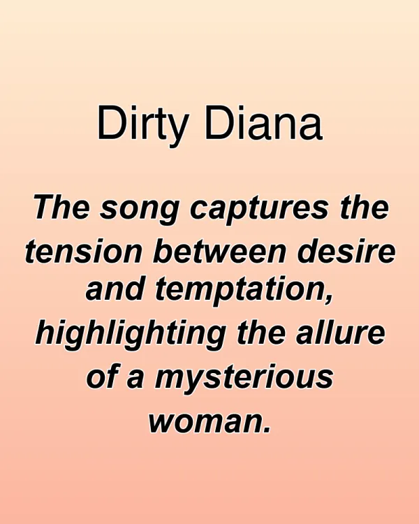 Dirty Diana - ranking option ranked #15