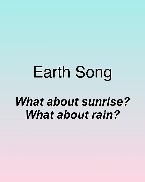 Earth Song - ranking option ranked #19