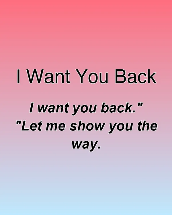 I Want You Back - ranking option ranked #27