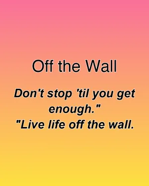 Off the Wall — ranked #9