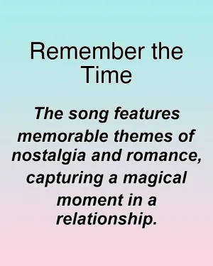 Remember the Time — ranked #16