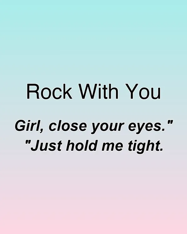 Rock With You - ranking option ranked #8