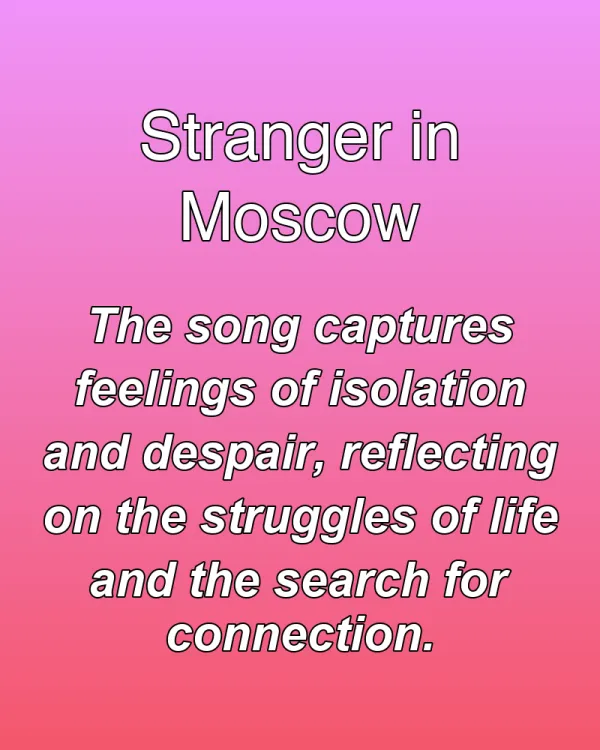 Stranger in Moscow - ranking option ranked #21