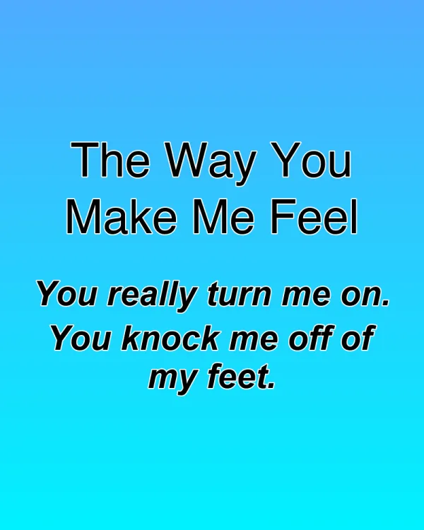 The Way You Make Me Feel - ranking option ranked #13