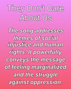 They Don't Care About Us — ranked #20