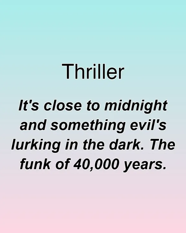 Thriller - ranking option ranked #2