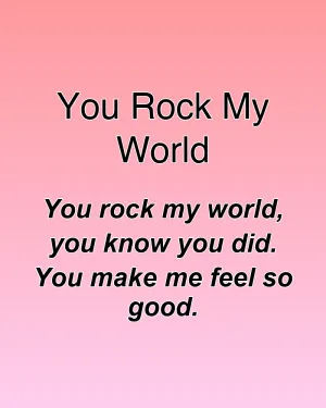 You Rock My World — ranked #23